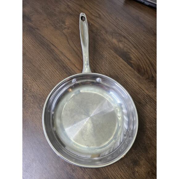 Wolfgang Puck 8" Omelet Pan 18-10 Stainless Steel Skillet 0411 - Picture 1 of 14